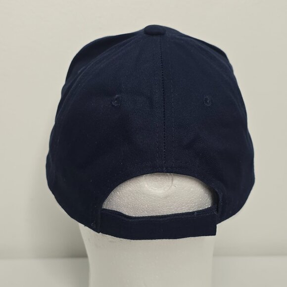 Alaska The Last Frontier Sled Dogs Graphic Blue Hat Cap Souvenir Arctic Circle - Picture 4 of 9